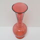 Art Czech glass vase, by Glasswork Novy Bor, 1950s