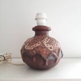 Textured ceramic lamp base