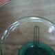 6 Green ARCOROC Glass Dinner Plates 70's