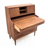 Secrétaire en teck, Danemark, années 1960