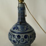 Lamp foot Sandstone blue Alsace/Germany XXth