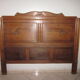 1950s oak headboard