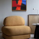 Acrylic painting on canvas "colored composition" 55x46 cm