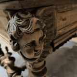 19th century desk in natural solid walnut.