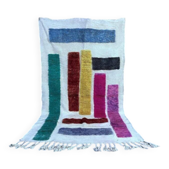 Natural pure wool rug, size 100 x 200 cm