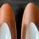 Pair Of Goffredo Reggiani Sconces Original Edition Italy 1960 - Teak And Perspex