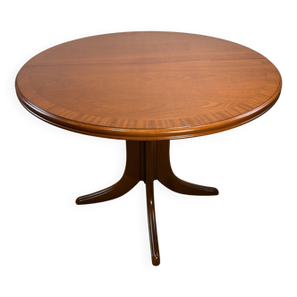 Mid-Century Retro Vintage Teak Extending Round Dining Table Parker Knoll
