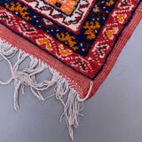 Vintage moroccan rug 320x201 cm tazenacht berber atlas, tribal red, blue large