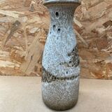 Ancien Vase scheurich keramik Céramique Beige Brun