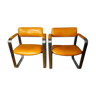 Pair of "Executive" armchairs by Eero Aarnio for Mobel Italia, 1960