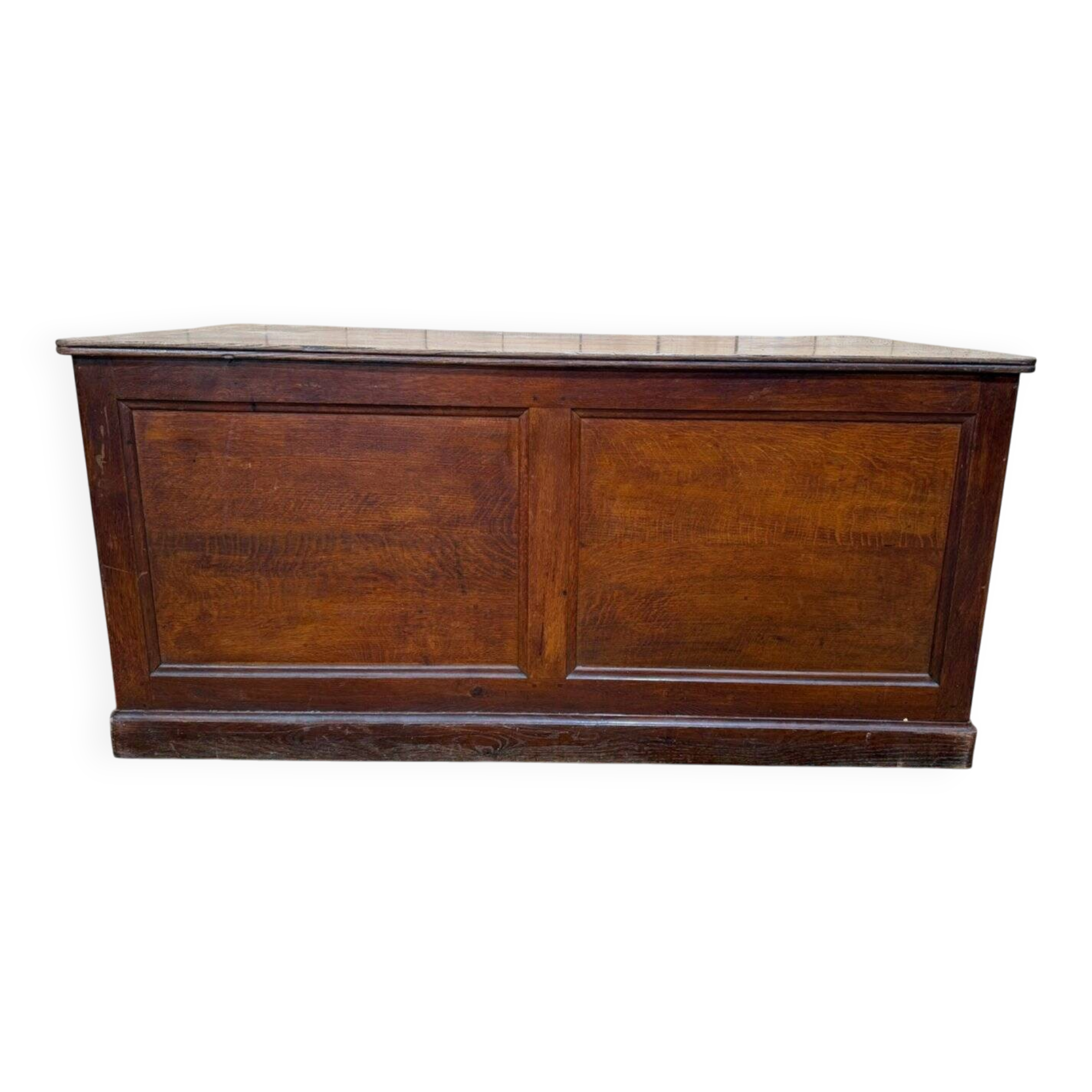 Solid oak shop counter