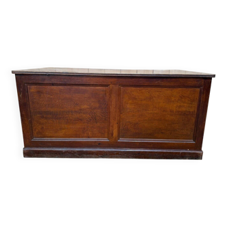 Solid oak shop counter