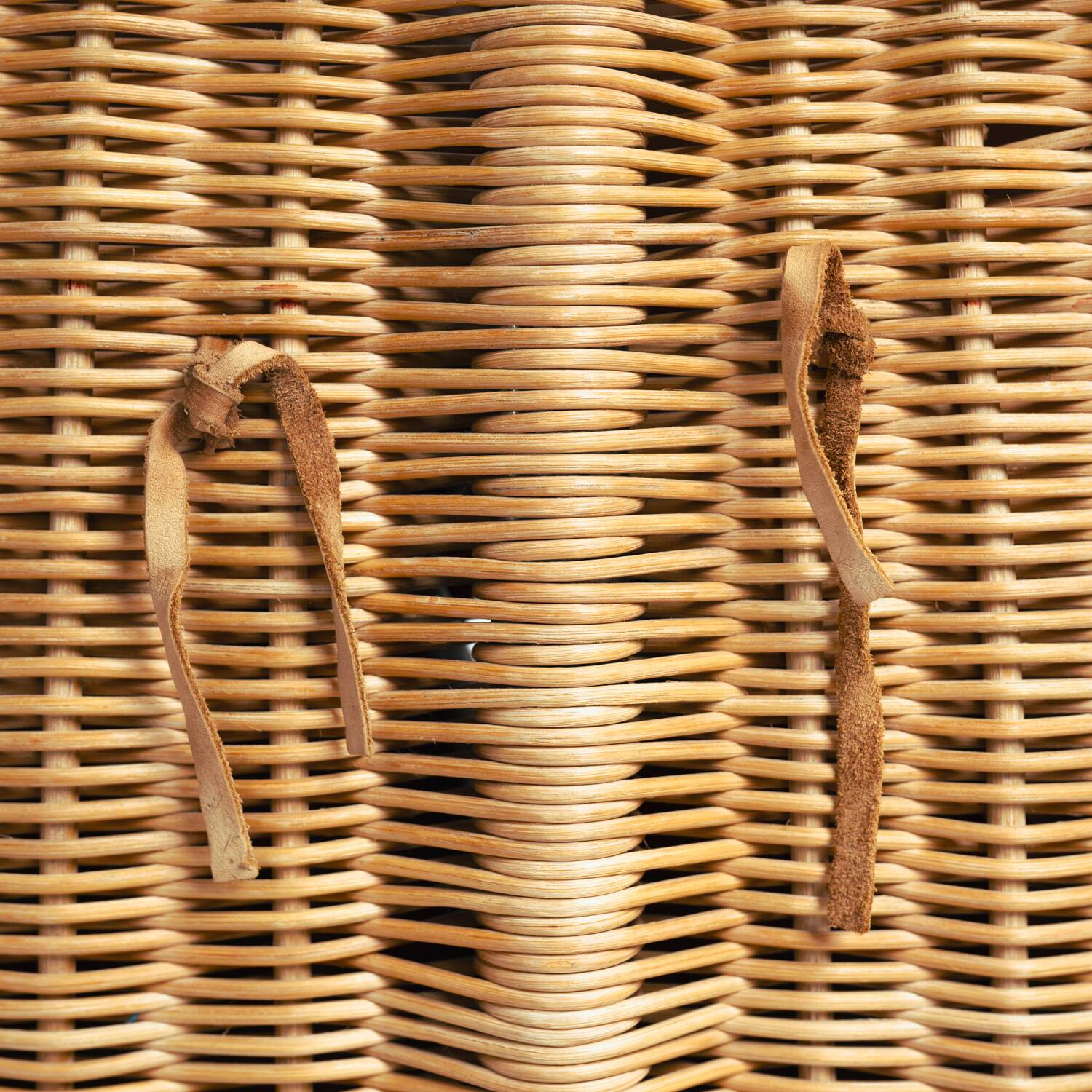 Canapé rock Gerard van den Berg en cuir de rotin, années 1970