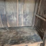 Armoire d'époque Louis XV 18éme en chêne et noyer massif Aérogommer