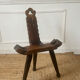 Brutalist tripod chair