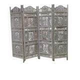 Carved wooden screen