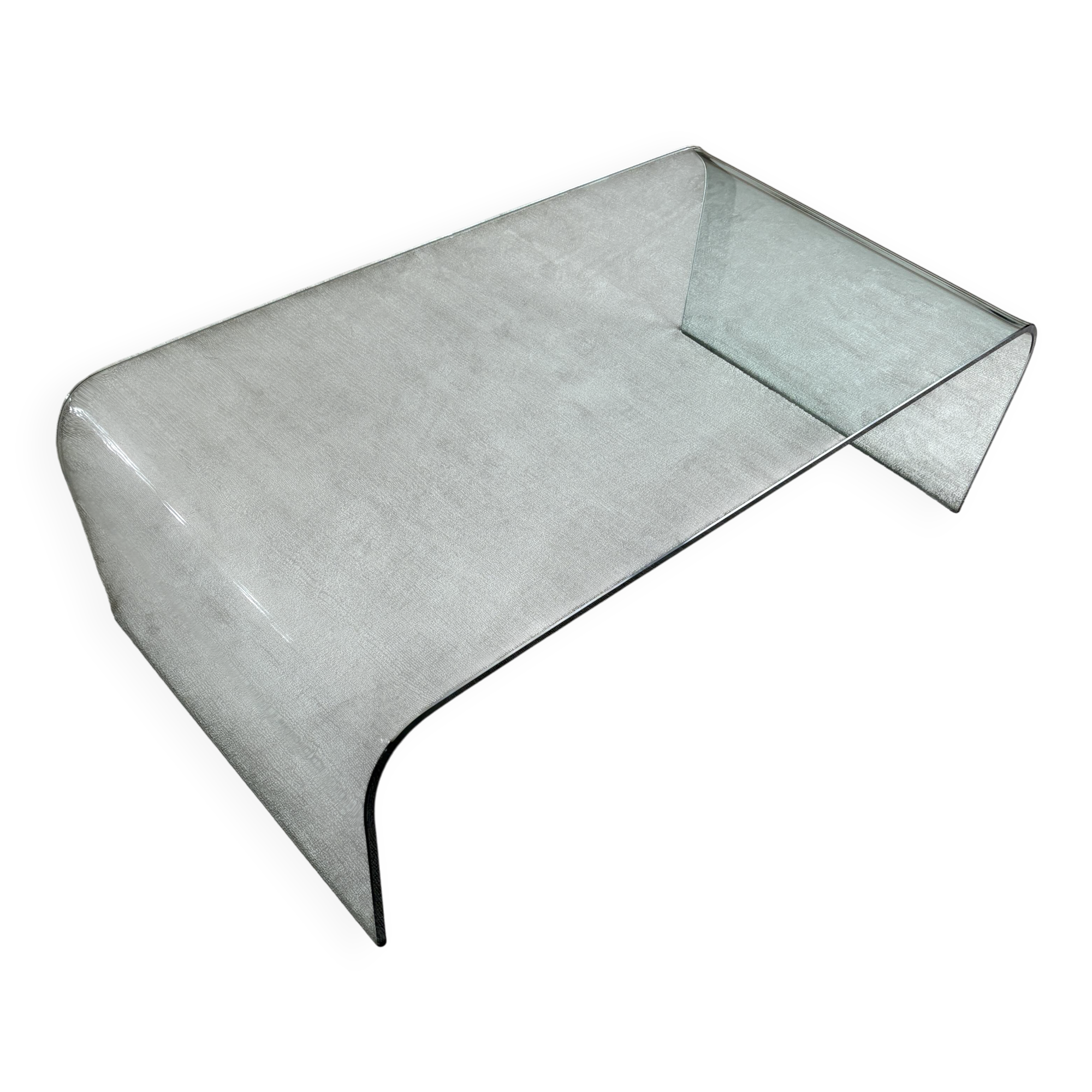 Tempered glass table Line Roset