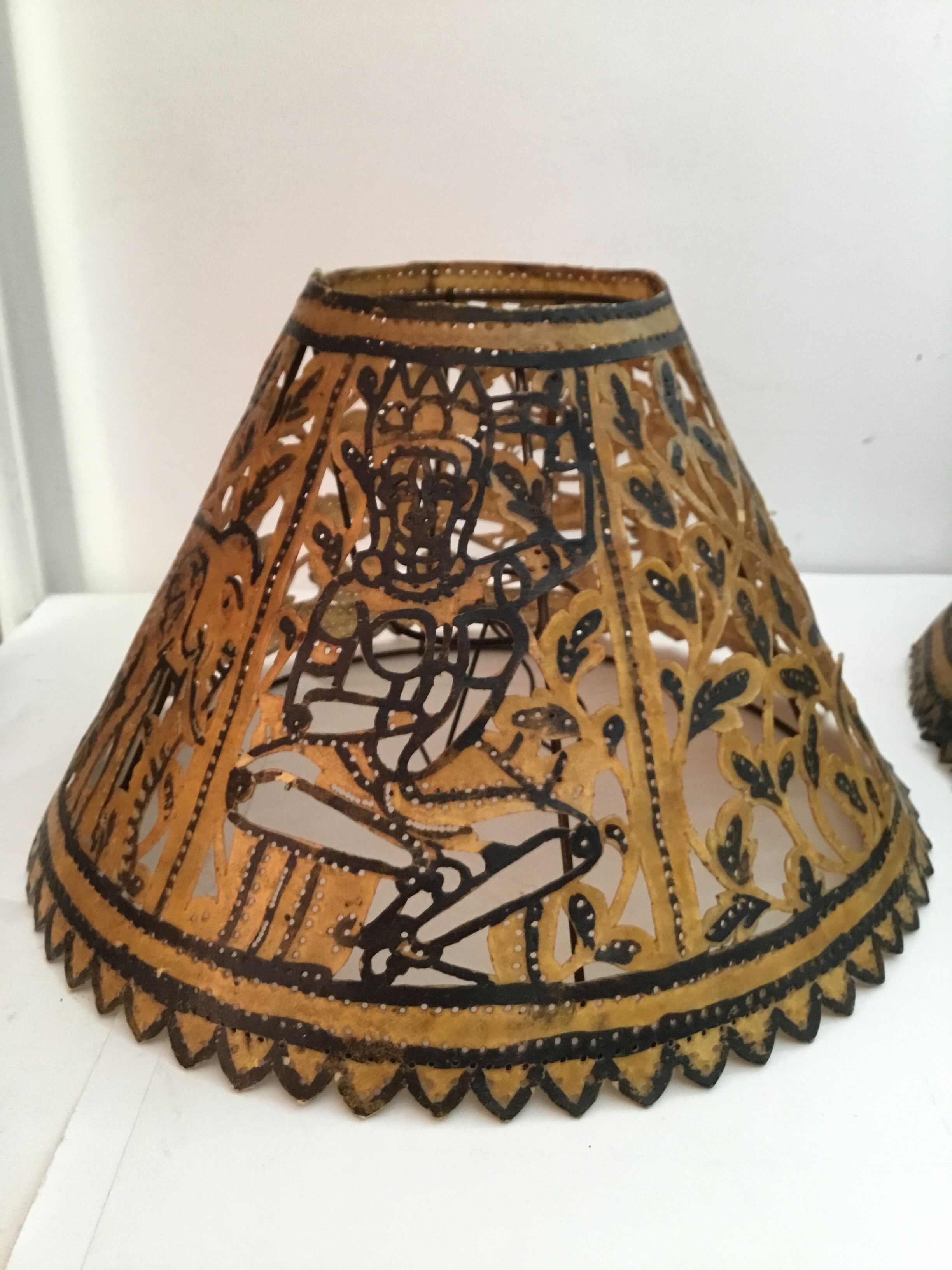 Pair of offaled leather day open