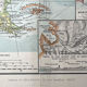 Carte ancienne Amérique du Sud 67x54cm