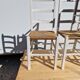 Table ancienne de ferme + 4 chaises