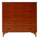 Scandinavian chest of drawers with lock