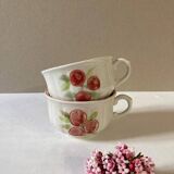 Tea cups, earthenware from Salins-les-Bains