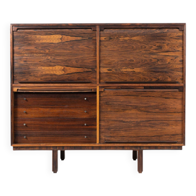 Meuble de rangement moderne du milieu du siècle dans le style de Gianfranco Frattini, Italie, années 1960