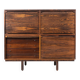 Mid-century modern storage furniture in the style of Gianfranco Frattini, Italy, 1960s.