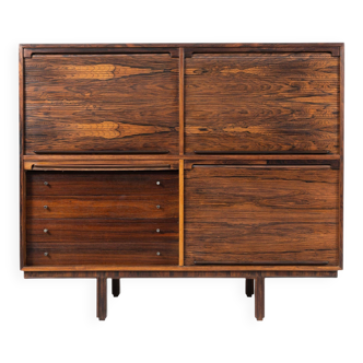 Mid-century modern storage furniture in the style of Gianfranco Frattini, Italy, 1960s.