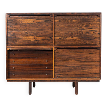 Mid-century modern storage furniture in the style of Gianfranco Frattini, Italy, 1960s.