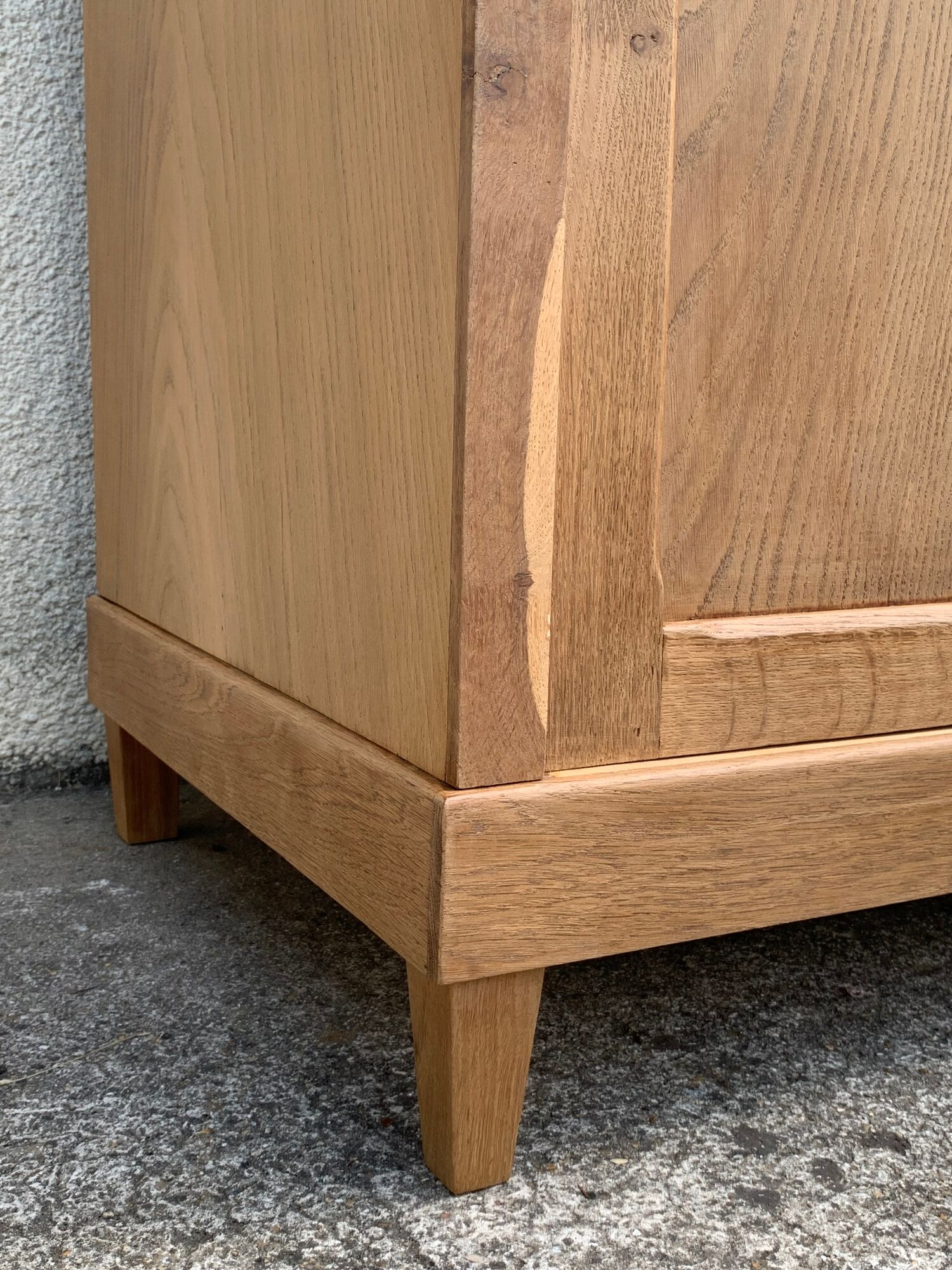 Armoire parisienne art déco 1930 penderie démontable bois brut