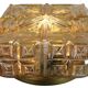 NOS New Old Stock vintage glass ceiling light