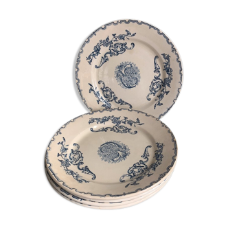 Lot of 5 flat plates Iron Earth