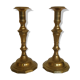 Pair of brass candlestick
