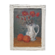 Painting by Nagao Usui: "Bouquet of orange cquelicots"
