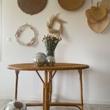Large rattan table