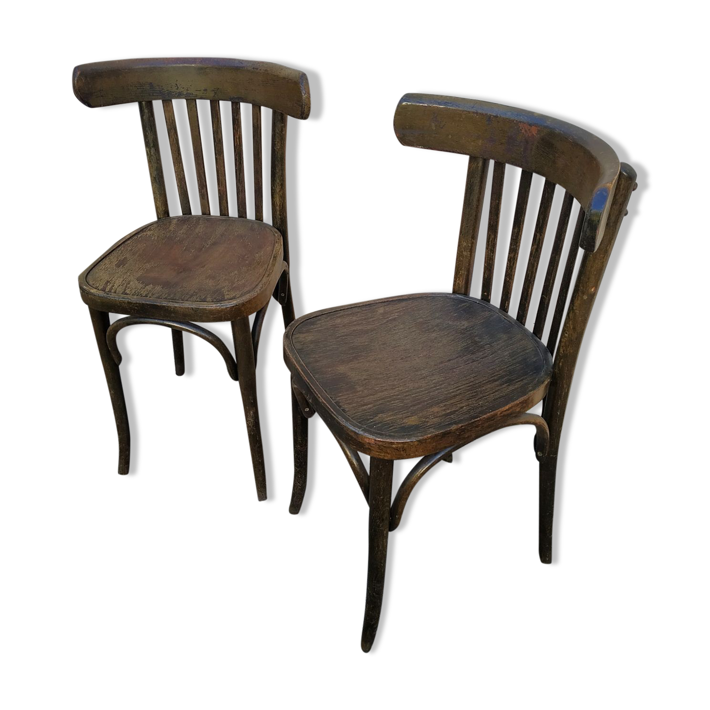 Pair of bistro chairs
