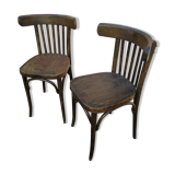 Paire de chaises bistrot