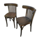 Pair of bistro chairs