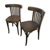 Pair of bistro chairs