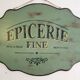 Hand-painted vintage sign