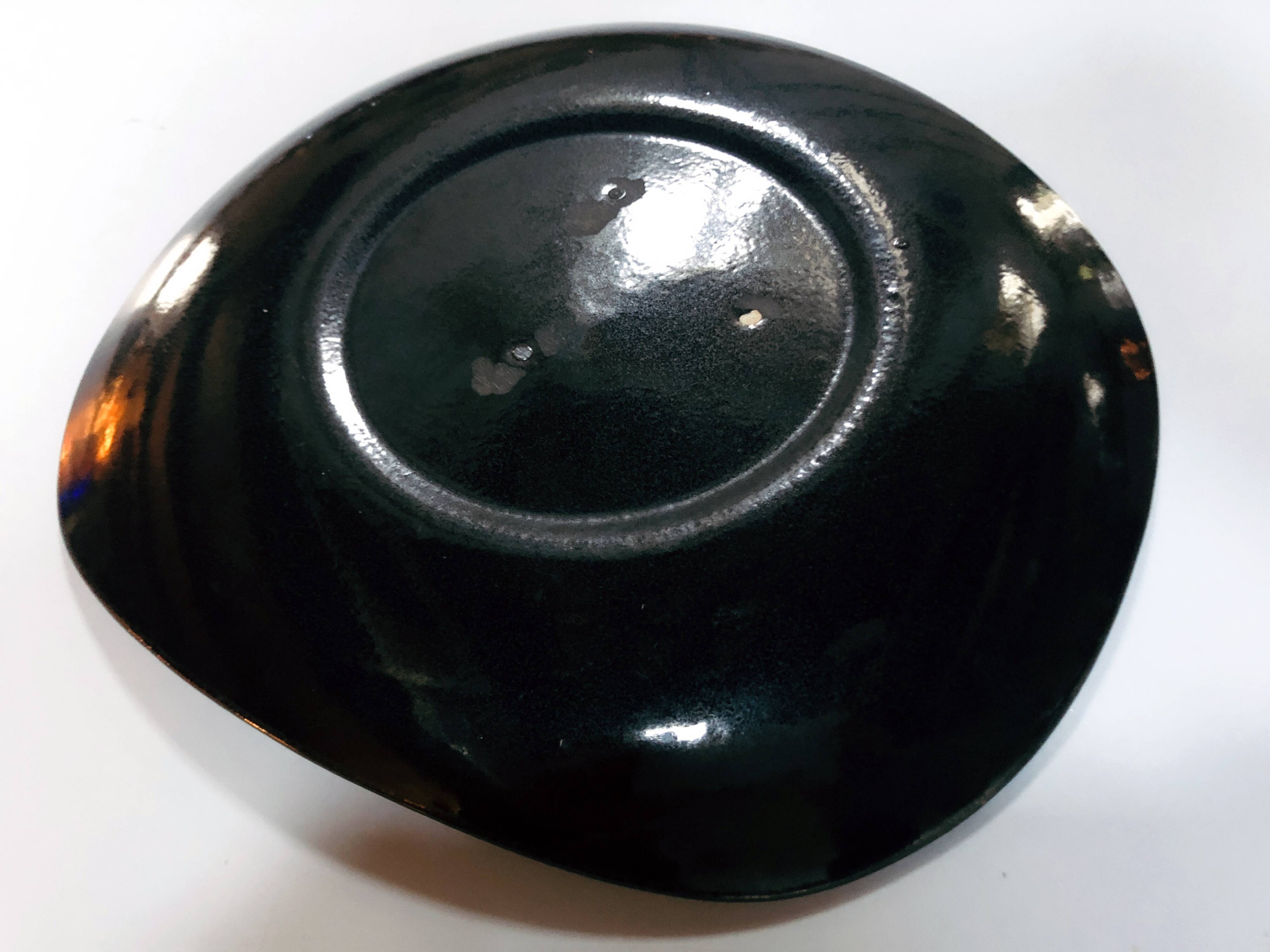 Vintage Dish • Pocket tray • Ceramic • Vallauris • In the style of Gilbert Valentin • 1950-1960