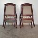 4 armchairs from the Restoration period (19th century)