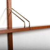 Teak Royal System with conical Desk by Poul Cadovius