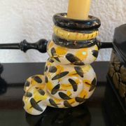 Vintage Handmade Candlestick Duo
