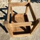 Small workbench made of solid oak
