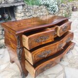 Marquetry tomb chest of drawers
