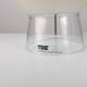Murano glass table lamp by Itre, cone and satin sphere, Venice 1980s