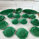 Complete tableware service from Sarreguemines.