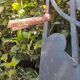 Solid gate, garden iron, H227x110cm, old, exterior door